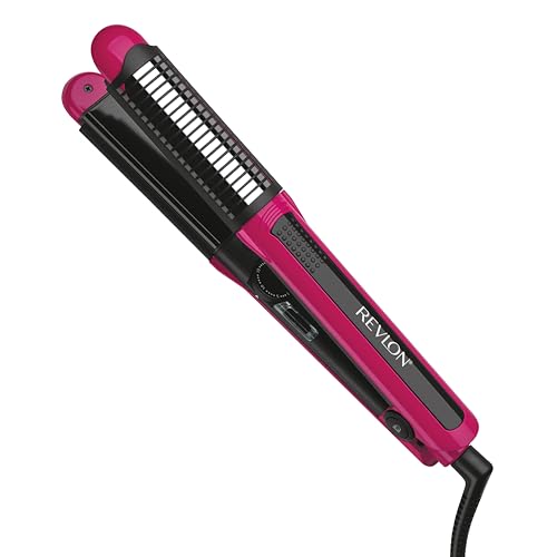 REVLON Perfect Match Flat Iron - 2-in-1 Hair Straightener and Curling Iron, Triple Oil-Infused Helps Reduce Heat Damage & Restore Hair's Natural Moisture & Shine