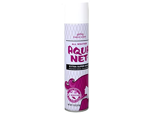 Aqua Net Professional Hair Spray Extra Super Hold Fresh Scent 11 OZ - Buy Packs and SAVE (Pack of 3)