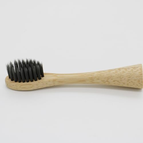 Bamboo Toothbrush Heads Replacement for Lumineux/Boka Sonic Eletric Toothbursh Refill, 3 PCS