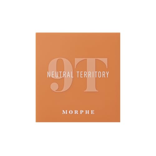 Morphe 9T Neutral Territory Artistry Palette - Warm Neutral Makeup Palette with Matte and Shimmer Finishes - Highly Pigmented Eye Makeup with a Blendable & Buildable Formula (0.35 oz)