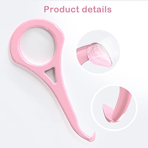 ARGOMAX - Aligner Removal Tool, 100 Retainer Remover Tool, Invisible Braces Removal Tools, Suitable for Removing Braces, Trays, Retainers, Dentures and Aligners(Pink).