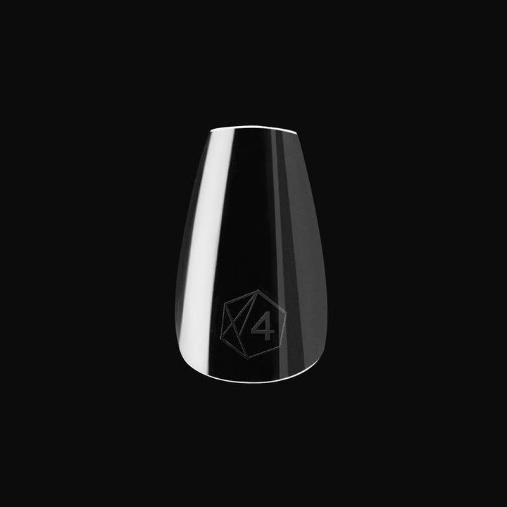 Aprés Gel-X® Sculpted Coffin Short Tip Box | 500pc Gel-X Tips, 11 Sizes 00-9, Premium Quality