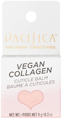 Pacifica Beauty Vegan Collagen Cuticle Balm, Bath and Body, Nail Care, Nail Repair for Dry Damaged Nails, Cuticle Cream, Cuticle Care, Nail Treatment, Skin Care, Body Care, 0.3 fl oz (1 Count)
