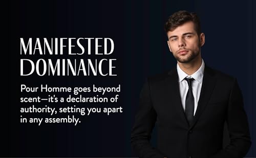 AHUJA Pour Homme Eau de Parfum for Men 3.4 fl oz - Men's Fragrance - Long Lasting Perfume for Men Original Citrus & Fruity Symphony Cologne for Men - Luxury Scent Gift for Men EDP