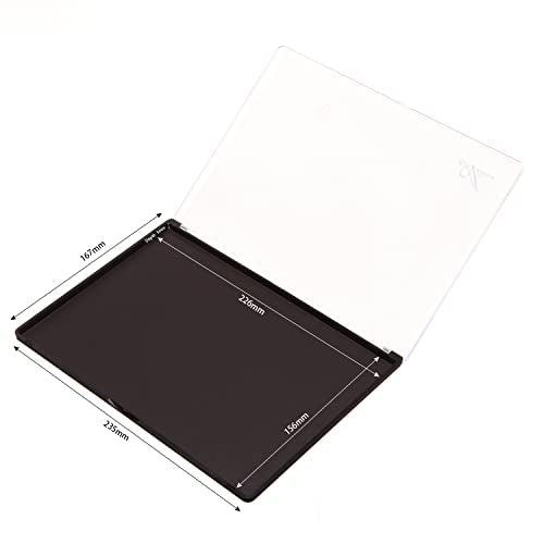 Allwon Large Empty Magnetic Transparent Plastic Makeup Palette for Eyeshadow Lipstick Blush Powder