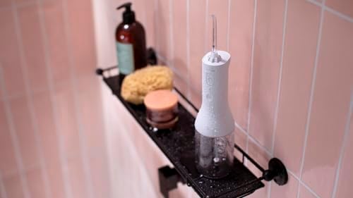 Philips Sonicare Water Flosser Cordless – Rechargeable Power Dental Waterflosser for Teeth, Portable Oral Irrigator with 3 Intensity Settings, 360° Rotating Nozzle – (White)