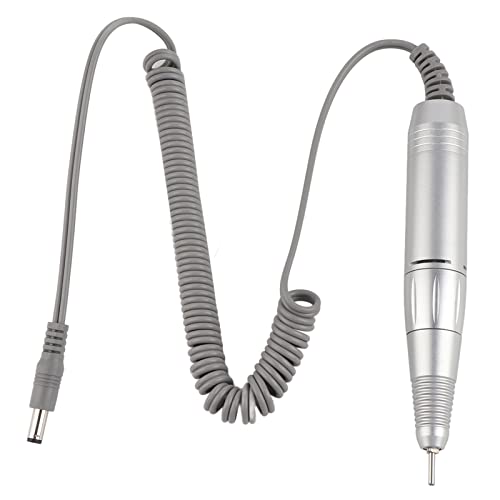 35000rpm Electric Nail Drill Machine, Aluminum Alloy Nail Polisher Grinder Handpiece Grinder Manicure Pedicure Nail Art Tool Replacement Handle for Electric Nail Drill Machine