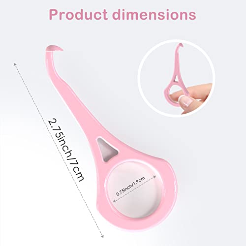 ARGOMAX - Aligner Removal Tool, 100 Retainer Remover Tool, Invisible Braces Removal Tools, Suitable for Removing Braces, Trays, Retainers, Dentures and Aligners(Pink).