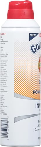 Gold Bond No Mess Clear Invisible Body Powder Spray, 7 oz., Absorbs Odor-Causing Sweat