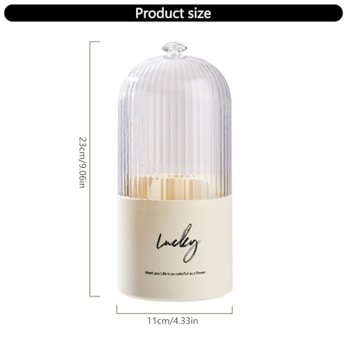 360 Degree Rotating Makeup Holder Rotatable Desktop Pen Storage Box Cosmetic Organizer Student Desk Organizer Tool