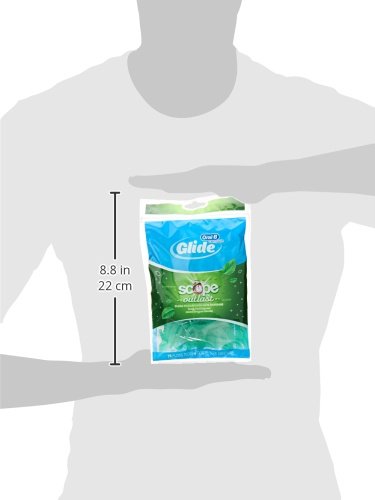 Oral-B Complete Glide Floss Picks, Scope Outlast, 75-ct (Pack of 2)