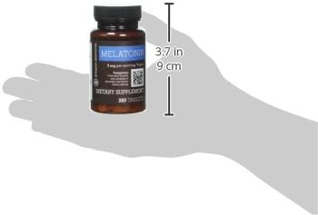 Amazon Elements Melatonin 3mg, Helps with Occasional sleeplessness, Vegan, Unflavored, 260 Tablets, 8 Month Supply (Packaging May Vary) (Pack of 3)