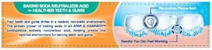 ARM & HAMMER Truly Radiant Whitening & Enamel Strengthening Fluoride Toothpaste, Fresh Mint, 4.3 oz (Pack of 5)