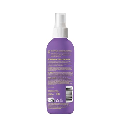ATTITUDE Rinse-free Hair Detangler for Kids, EWG Verified Leave In Product, Plant- and Mineral-Based Ingredients, Vegan, Vanilla & Pear, 8 Fl Oz