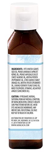 Aura Cacia Body Oil, Refreshing Peppermint, 4 Fluid Ounce