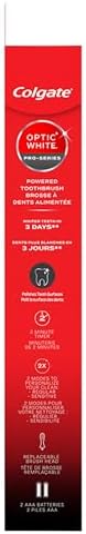 Colgate 360 Optic White Pro-Series Battery Black Toothbrush