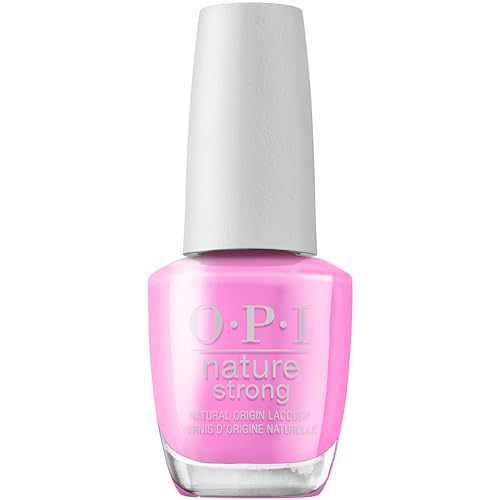 OPI Nature Strong Natural Origin Nail Polish | Sheer Light Pink Nude Neutral Crème Eco-Friendly Nail Polish | Plant Based, Vegan, Cruelty Free