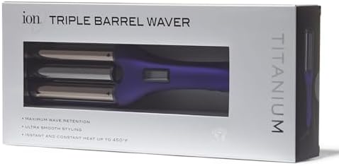 Ion Titanium Triple Barrel Waver