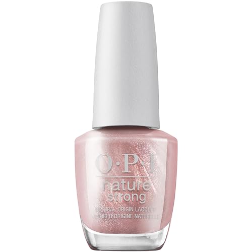 OPI Nature Strong Natural Origin Nail Polish | Opaque Bright Glitter & Shimmer Eco-Friendly Nail Polish | Plant Based, Vegan, Cruelty Free