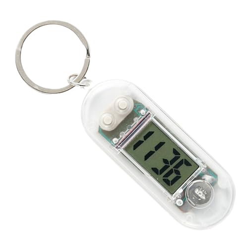 Pendant Pocket Clock – Miniature Keychain Timepiece, Portable Desk Watch, Electronic Compact Accessory | Practical Functional Gadget, Useful Timing Helper for Classroom Reading Hall Work Study Dorm