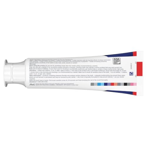 Crest Pro-Health Sensitive and Gum All Day ProtectionToothpaste 4.8 oz- Anticavity, Antibacterial Flouride Toothpaste, Clinically Proven, Sensitivity Toothpaste