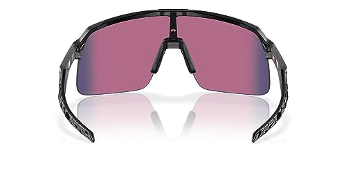 Oakley Men's OO9463A Sutro Lite Low Bridge Fit Rectangular Sunglasses, Matte Transparent Fern Swirl/Prizm Bronze, 39 mm