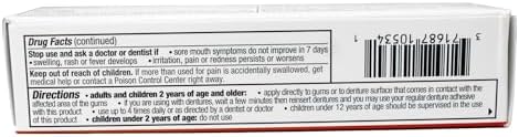 Benzodent Dental Pain Relieving Cream, 1 Ounce - Buy Packs and SAVE (Pack of 5)