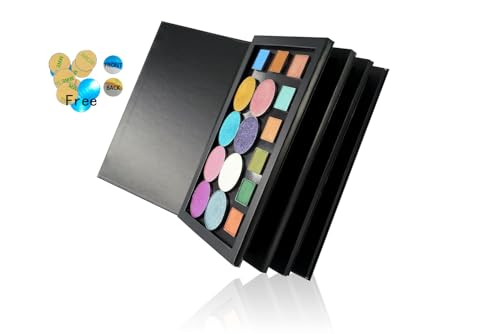 4-Layer Book Shaped Magnetic Eyeshadow Palette Empty Makeup Storage Box For Eyeshadow Lipstick Blush Powder extra large big space