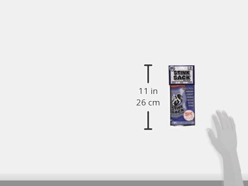 3pc Stink Sack Smell Proof Storage Bags - Black - 7.5" x 7"