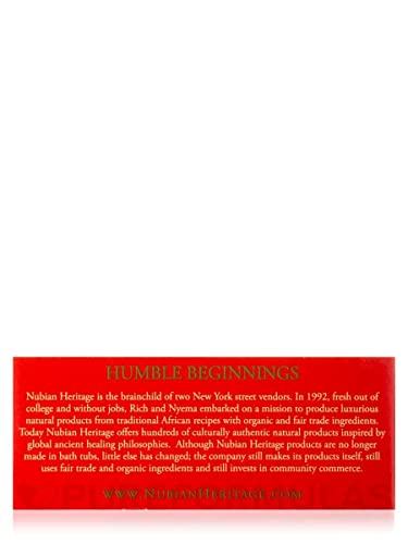Nubian Heritage Soap Bar, Peppermint and Aloe, 5 Ounce