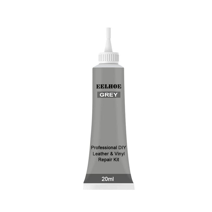 Advanced Leather Repair Gel - 2024 New Vinyl Upholstery Repair Kit, Professional DIY Leather Conditioner Restorer, Liquid Leather Repair Cream for Furniture, Boat or Auto Car Seats (Gray)