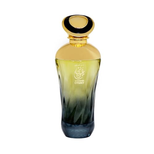 Al Haramain Oyuny - Arabian Perfume for Women - Long Lasting Floral Fruity Fragrance with Notes of Bergamot, Pineapple, Apple, Patchouli, Rose, Tobacco - Arabic Eau de Parfum - 3.33 oz EDP Spray