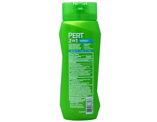 PERT 2 IN 1 Shampoo and Conditioner, Anti-Dandruff, 13.5 Fl. Oz (Pack of 6)