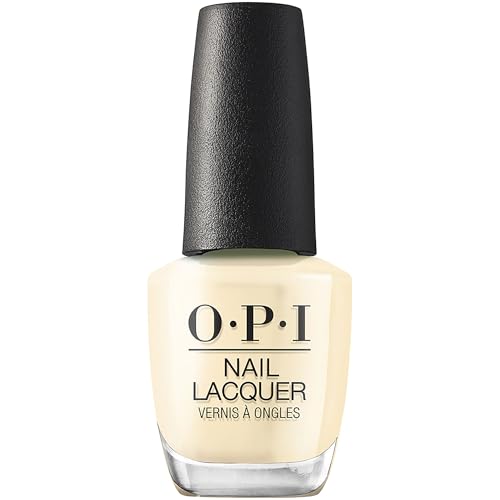 OPI Nail Lacquer Nail Polish | Sheer Light Nude Pink Crème Chip Resistant Nail Polish | Vegan, Fast Drying, Streak Free