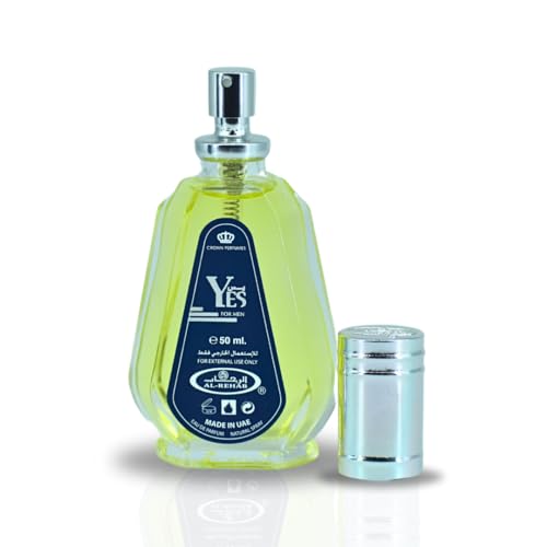 Al-Rehab Yes EDP - 50ML (1.7 OZ), Long Lasting & Luxurious Scents of Arabia, Perfumes for Men & Women.