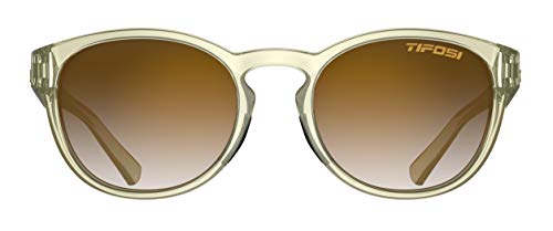 Tifosi Svago Sunglasses (Crystal Champagne, Brown Gradient)