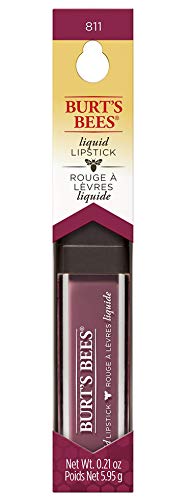 Burt's Bees 100% Natural Glossy Liquid Lipstick, Blush Brook, 1 Tube