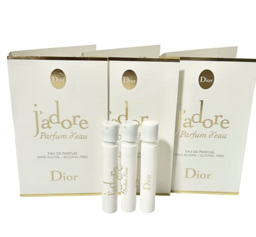 Dior J'adore Parfum D'Eau Women Sample Spray Perfume Set of 3