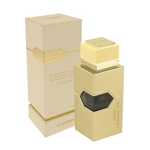 Al Haramain L'Aventure Gold - Arabian Perfume for Women - Floral Woody Eau de Parfum Fragrances - Long Lasting Arabic Perfume for Women - 6.76 oz