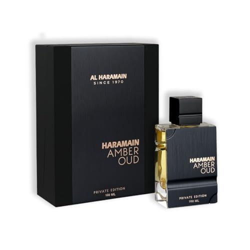 Al Haramain Amber Oud - Private Edition for Unisex - Arabian Perfume for Women and Men - Arabic Long Lasting Fragrance with Bergamot, Vanilla, Musk and Cedarwood - 2 oz EDP Spray