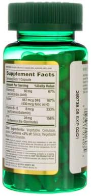 Nature's Bounty Gentle Iron - 28 mg - 90 Capsules