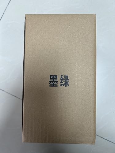 360° Rotating Makeup Brush Holder Organizer, Acrylic Makeup Organiser with Dustproof Lid, Cosmetic Storage Shelf for Dressing Table Bedroom (Dark Green)