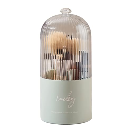 360 Degree Rotating Makeup Holder Rotatable Desktop Pen Storage Box Cosmetic Organizer Student Desk Organizer Tool