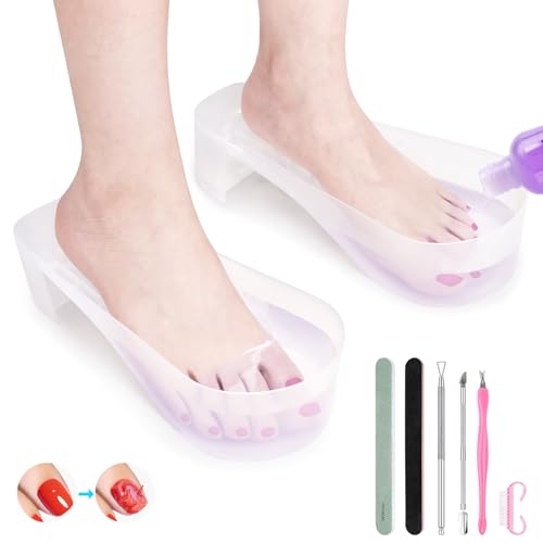 LIONVISON Acetone Nail Soaking Bowl: Toe Soak Off Bowl Manicure Soak Bowl Set