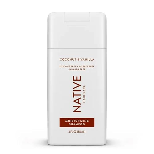 Native Moisturizing Shampoo & Conditioner, Coconut & Vanilla, 3 oz Travel Size, 1.5 Ounce (Pack of 2), Brown