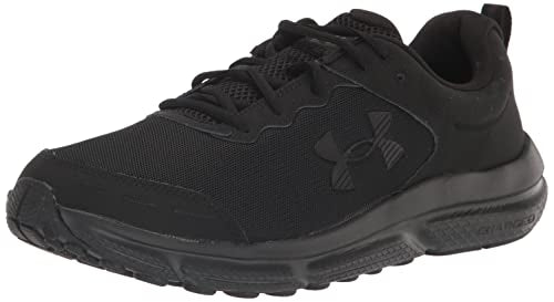Under Armour Men's Charged Assert 10, (004) Black/Black/Black, 7, US