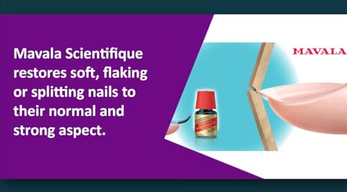 MAVALA Scientifique K+ Keratin Hardener Strengthener | Protect Nails | Avoid Breaking and Splitting | Supports Natural Keratinization | Multi-color, 0.16 Fl Oz