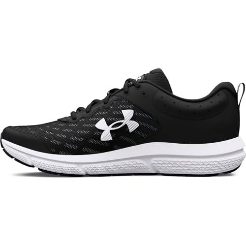 Under Armour Men's Charged Assert 10, (001) Black/Black/White, 11, US