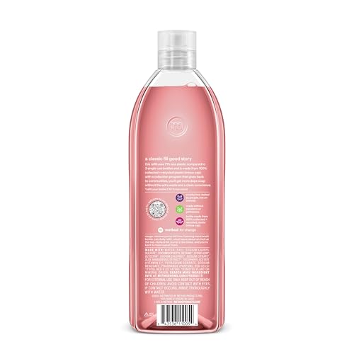 Method Foaming Hand Soap, Refill, Pink Grapefruit, Recyclable Bottle, Biodegradable Formula, 28 oz, (Pack of 1) (Packaging May Vary)