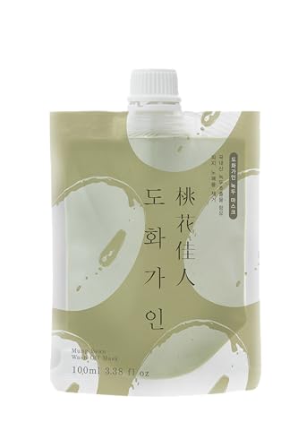 House of Dohwa, Mung Bean Wash Off Facial Mask | Domestically Harvested Ingredients, Sebum Control | Product of Korea - 3.38 fl. Oz